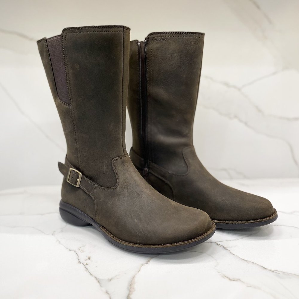 NEW Merrell Andover Peak Waterproof Boots - Espresso Brown - Size 11